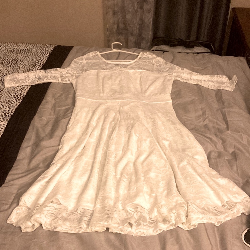White Lacy dress